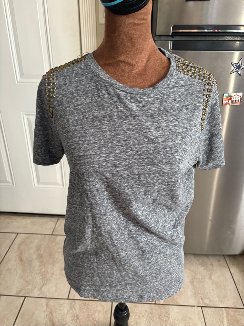 J. Crew Heather Gray Short Sleeve Tee